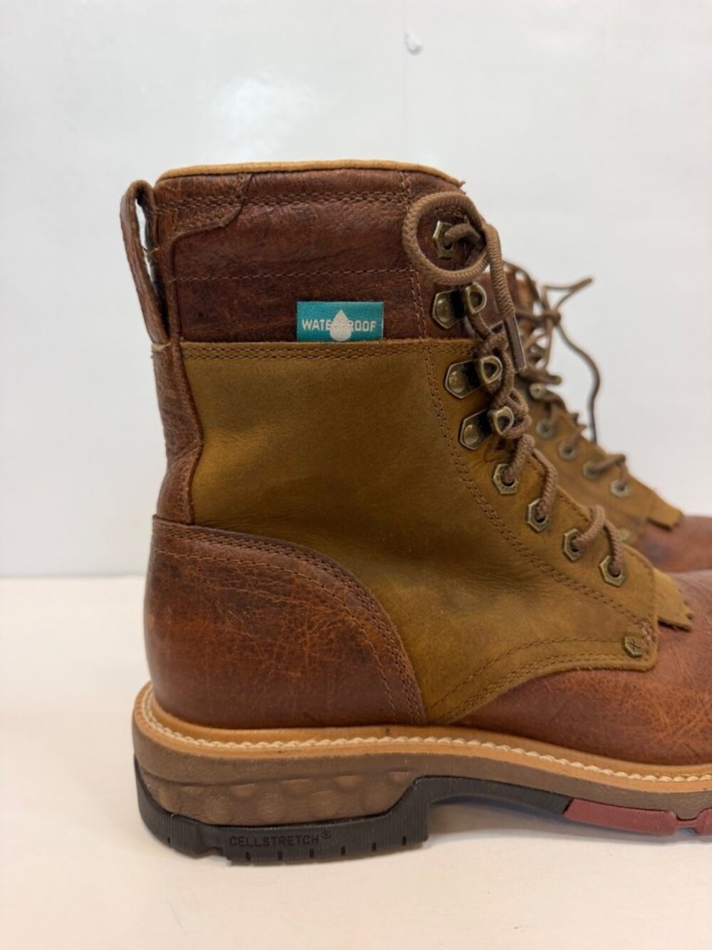 Twisted X Men's 8" CellStretch Lacer Alloy Toe Work Boot Size 7 1/2 D MXALW01 - Picture 3 of 15